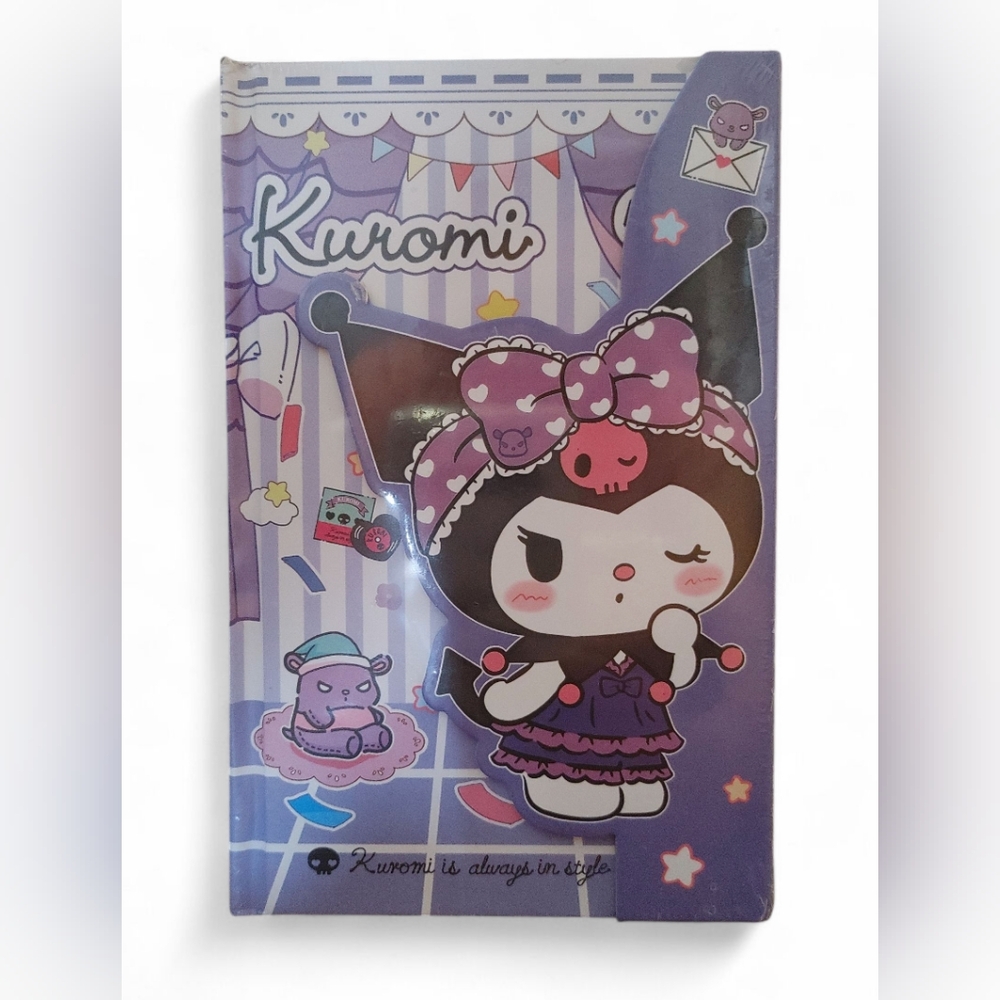 Kuromi Themed Hard Cover Notebook/journal